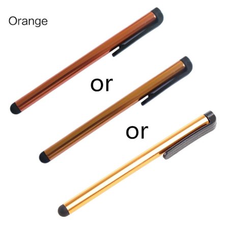 Stylus for berøringsskjerm Presis berøring og kontroll for iPad Blyant Fungerer jevnt Presis skriving Klipsdesign Oransje