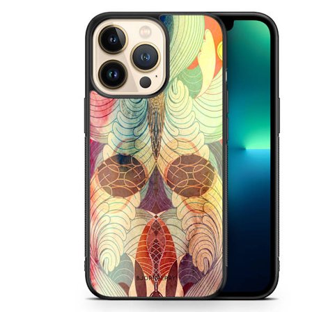 Bjornberry Skal iPhone 13 Pro - Retro Mönster
