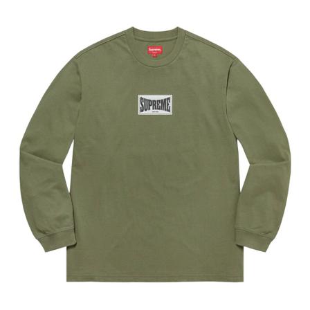 Supreme Long Sleeve Grøn, Herre Langærmet