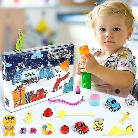 24 Dagers Nedtelling Overraskelse Blind Box, Julekalender, Jule Nedtelling Kalender Gave