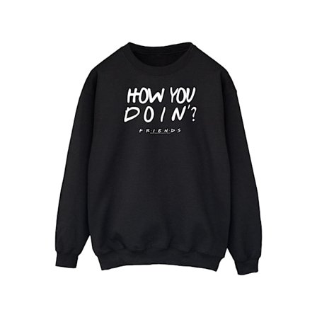 Friends Mens How You Doin? Sweatshirt L Svart