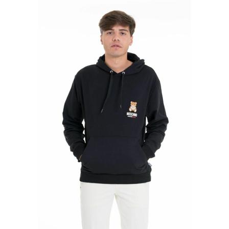 Moschino, Hoodies Czarny, Mężczyzna, Rozmiar: S