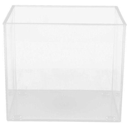 Plast Akvarium Betta Tank Hushålls Akvarium Multifunktion Betta Tank(15.00X13.00X11.00CM,Som Visas)