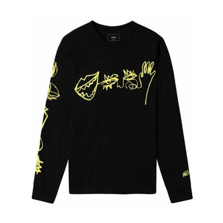 Vans, Long sleeve t-shirts Zwart, Heren, Maat:L