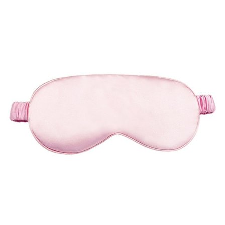 Dobbeltsidet kunstsilke sovemaske, lavet af kunstsilke