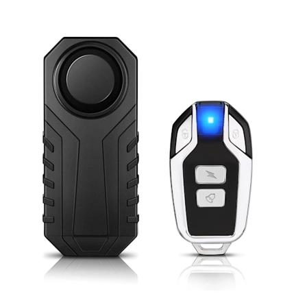 Elecpow Cykelalarm Trådløs Fjernbetjening Elektrisk Scooter Cykel Tyverialarm 113dB Vandafvisende Motorcykelalarmsystem 1 Set Alarm -Blue
