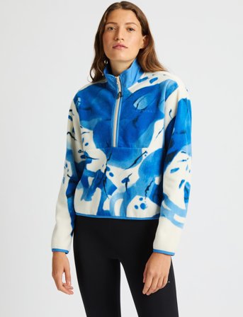 Röhnisch Thermal Half Zip Fleece - Blue - XS