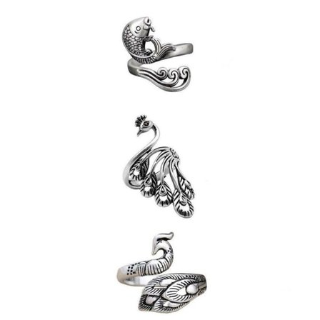 3 stk. strikkeøje hækle ring ring sytilbehør