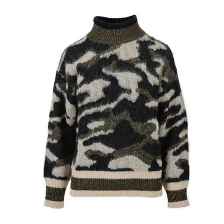 Liu Jo, Turtlenecks Groen, Dames, Maat:S