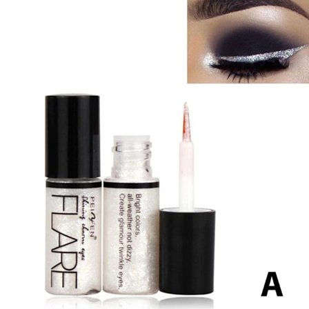 Nye Profesjonelle Skinnende Eyeliner Kosmetikk for Kvinner Pigment Sølv Rose Gull Farge Flytende Glitter Eyeliner Billig Sminke