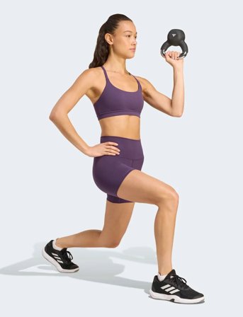 adidas Performance All Me Ls - Purple - XL