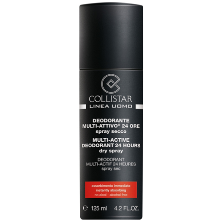 Collistar L'uomo Deodorante Multi-Attivo 24 Ore Spray Secco 125ml - Deodoranti