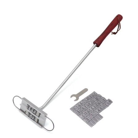 Grillmærkningssæt i jern til kød, bøffer og burgere