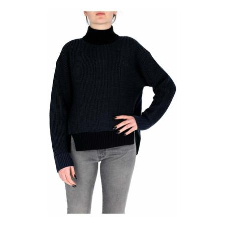 Fred Perry Turtleneck Blå, Dame Rullekraver