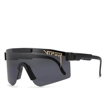 Store Solbriller med Farverigt Fuldt Ansigt Ægte Film Polariseret Solbriller Sikker Og Cool