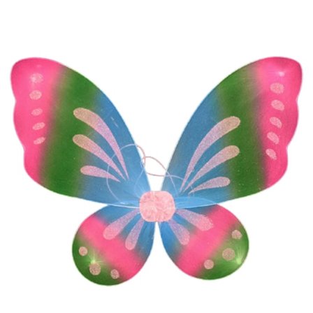Fairy Genie Wings Costume Toddler Dress Up Butterfly Shaped Wings With Elastic String For Girls