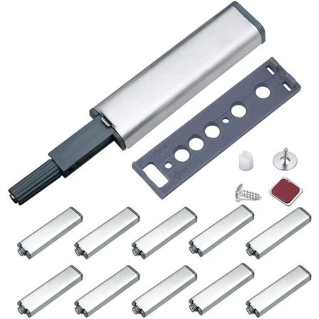 Työnnä auki magneettikaapin ovi Jiayi Metallinen Magneettinen Push Avaa Salpa Magneettinen kaapin sulkimet Kaappi Työnnä Avaa