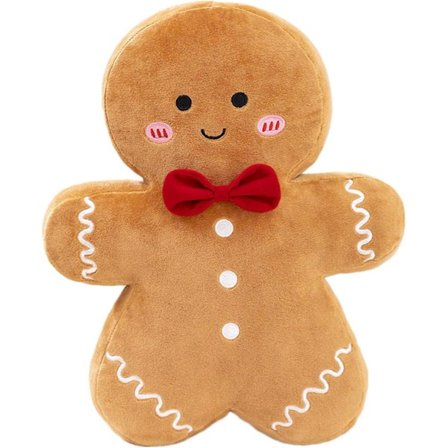 Piparkakkumies Tyyny, Piparkakku, 15 cm Täytetty Piparkakkumies, Jouluinen Tyyny, Luova Piparkakkumies Koriste, Pehmolelu