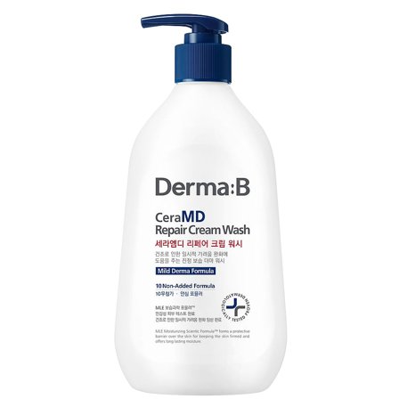 Derma:B CeraMD Cream Wash 400 ml, Skincare, Ansigtspleje, Dagcreme