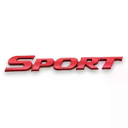 Urheilullinen metallinen tyyppikilpi, metalliembleemi, kromi, 3D-auton tyyppikilpi, auton embleemi, urheilullinen takaluukun tarra - Perfet