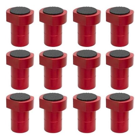 12st 3/4 tum Bänk, Halkfria Bänkhundsklämmor Aluminium Arbetsbänkstoppar för Bord, Träbearbetning & DIY-projekt