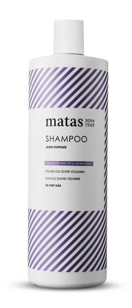 Matas Striber Shampoo til Fint Hår 1000 ml, Hår, Shampoo, Hårshampoo