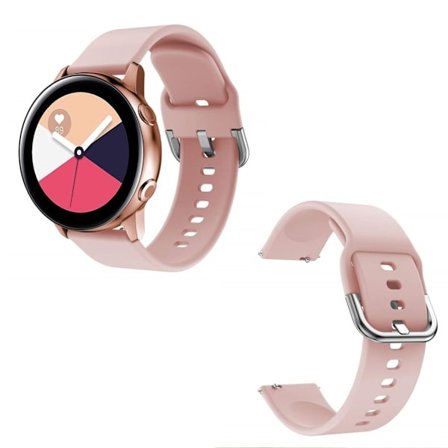 20 mm Garmin Vivomove Luxe / Vivomove 3 / Vivomove Style / Venu hållbart klockarmband i silikon - Rosa