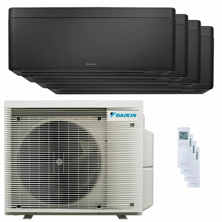 Condizionatore Daikin Stylish Total Black quadri split 12000+12000+12000+12000 BTU inverter A++ wifi unità esterna 7.4 kW