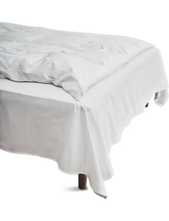 Percale Fladt Lagen 150X250 Cm Hvid White Juna