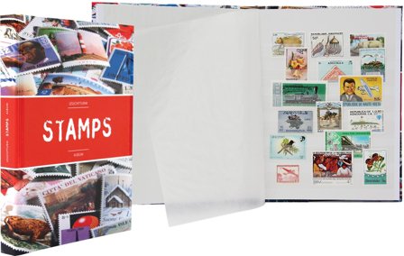 STAMPS indstiksbog - A5 - 32 sider - Rød - Leuchtturm