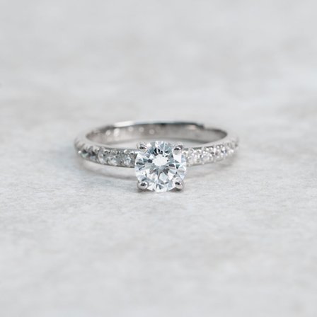 Sidenört, 18K Weißgold : Diamanten - Laborgezüchtet, Karat - 0.50 kt