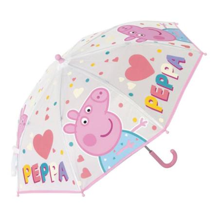 Paraply Peppa Pig Having Fun Ljusrosa (ø 80 Cm)