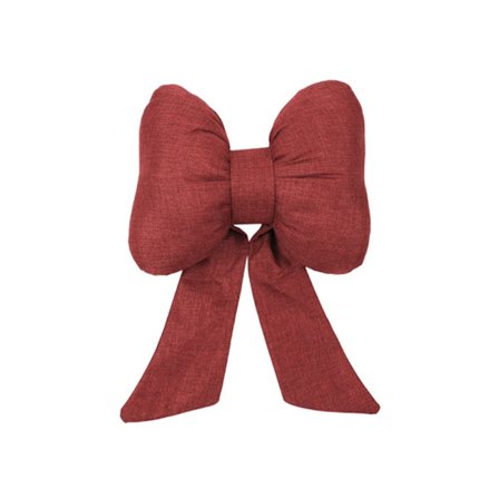 Bil Nakkestøtte Pude Sløjfe Nakkepude RØD NAKKESTØTTEPUDE