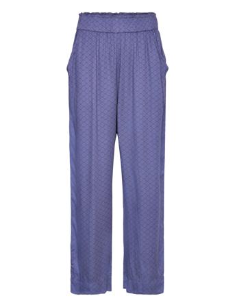 Nice Pants Silky Bukser Med Rette Ben Marineblå Moshi Moshi Mind*Betinget Tilbud