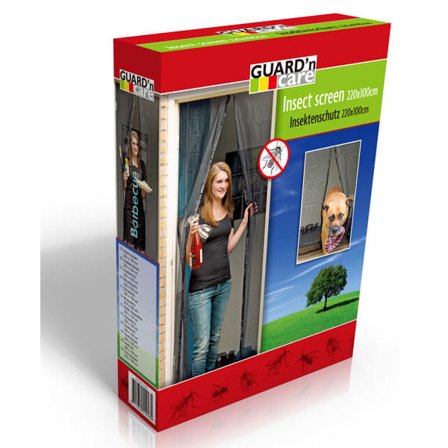 Magic Mesh Magnet insektsnett for dør HVIT - Ekstra sterk magnet