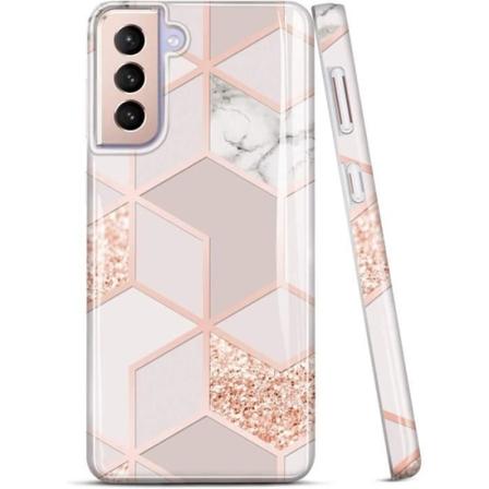 Cover til Samsung Galaxy S21 Beskyttende stødsikker Slim TPU Holdbar Anti-ridse Pink (ikke til S21 Plus) Rosa