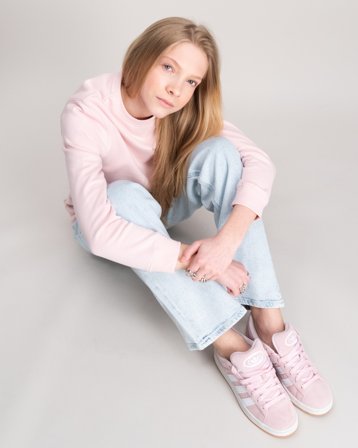 Lyle & Scott Crew Neck Sweatshirt Rosa Genser Jente - Kids Brand Store