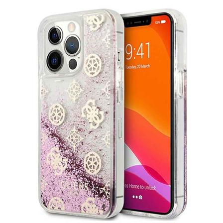 Skal Med Glitter - Apple Iphone 13 Pro Max - Rosa Rosa