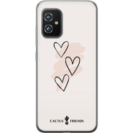Yhteensopiva Puhelinkuori Asus Asus Zenfone 8 Cactus and Friends - Soft Romance Sketch