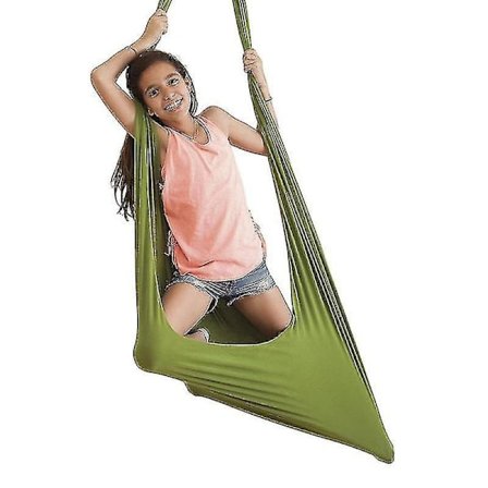 2025 Nytt Aerial Yoga Swing Set & Hammock Set För Flexibilitet & Smärtlindring [DB] röd 100*280CM röd