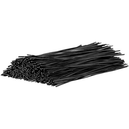 1000 kappaletta 15 cm:n kierrettäviä puutarhasiteitä Joustavat puutarhakasvien kierrettävät siteet Puutarha (Musta)