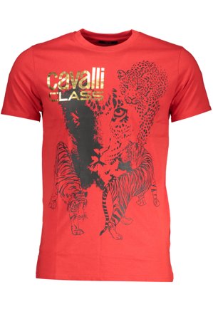Cavalli Class T-shirt Maniche Corte Uomo Rosso