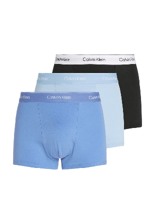 Calvin Klein Relaxed Dart Trunk 3-Pack Kalsonger Herr Blå M