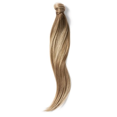 Rapunzel of Sweden Sleek Clip-in Ponytail 50 cm Brown Ash Blonde Balayage B5.1/7.3, Hår, Børster & Accessories, Hair Extensions