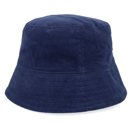 Beechfield - Blå bucket Hatt - Oxford Navy Earthaware Organic Corduroy Bucket @ Hatstore
