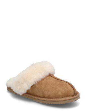 Rhbrisbane Shearling Reversed Slipp Brown Rosemunde