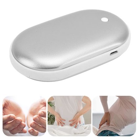 1 styck per förpackning, uppladdningsbar handvärmare, USB-powerbank, elektrisk handvärmare