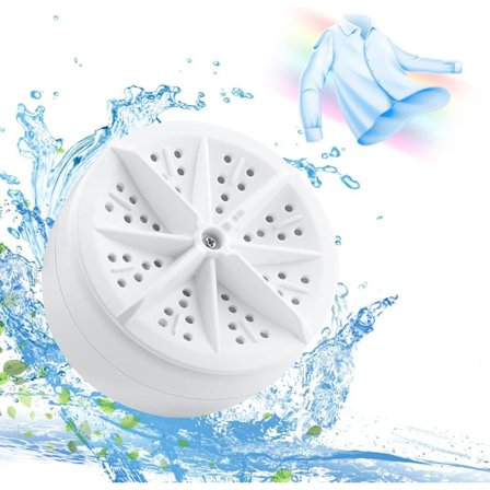 Bærbar vaskemaskine, USB-drevet mini-turbovaskemaskine og opvaskemaskine, egnet til rejser, forretningsrejser, hjemmebrug-Xi