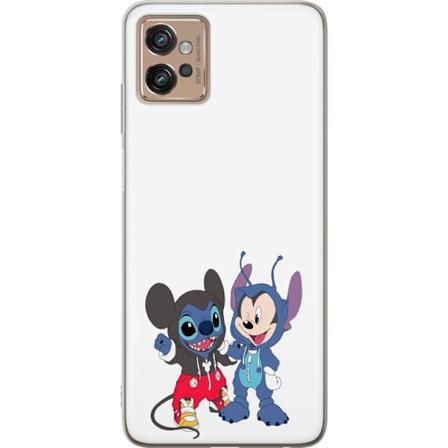 Motorola Moto G32 Genomskinligt Skal Stitch musse pigg