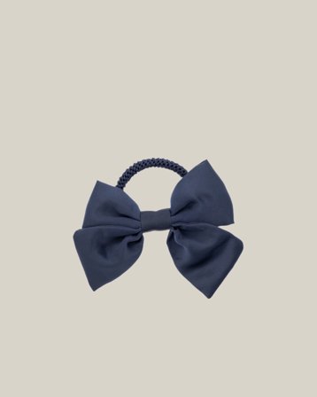 Dark Department Satin Bow Hair Tie Blå Accessoarer Tjej - Kids Brand Store